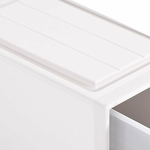 2x Plastic Wide Drawer Shoes Storage Boxes Stackable Clothes Kids Toys