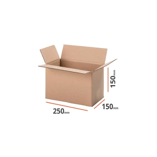 30x Cardboard Boxes 250x150x150mm Carton Box Small Moving Packing